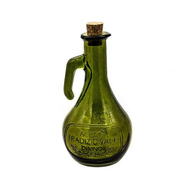 Sanmiguel Aceto Oil Bottle with Handle 500 CC Green - EFENDINA PAZAR - SANMIGUEL - 8435456425817