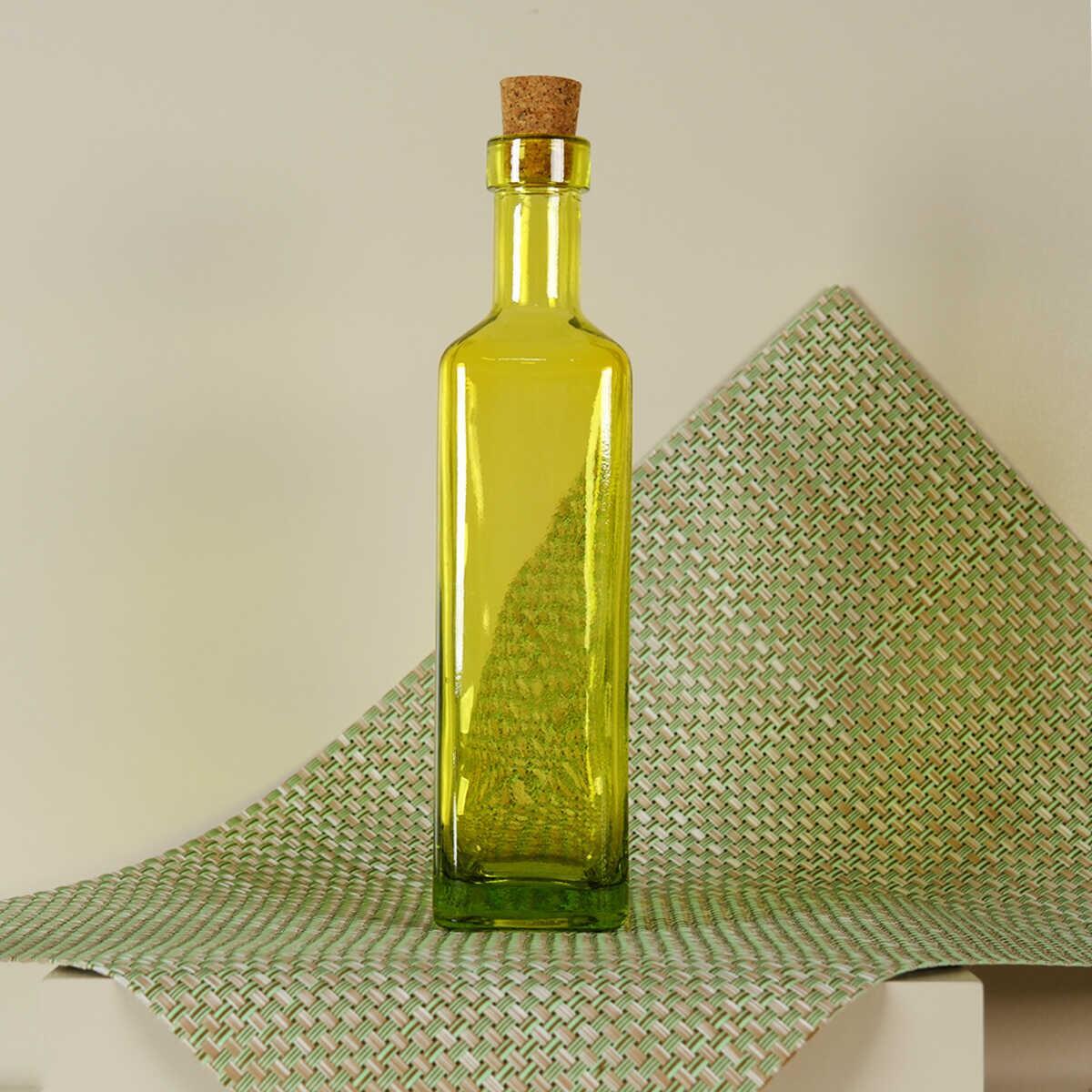 Sanmiguel Cuadrada Oil Bottle 400 ml - EFENDINA PAZAR - SAN MIGUEL - 8435271243030