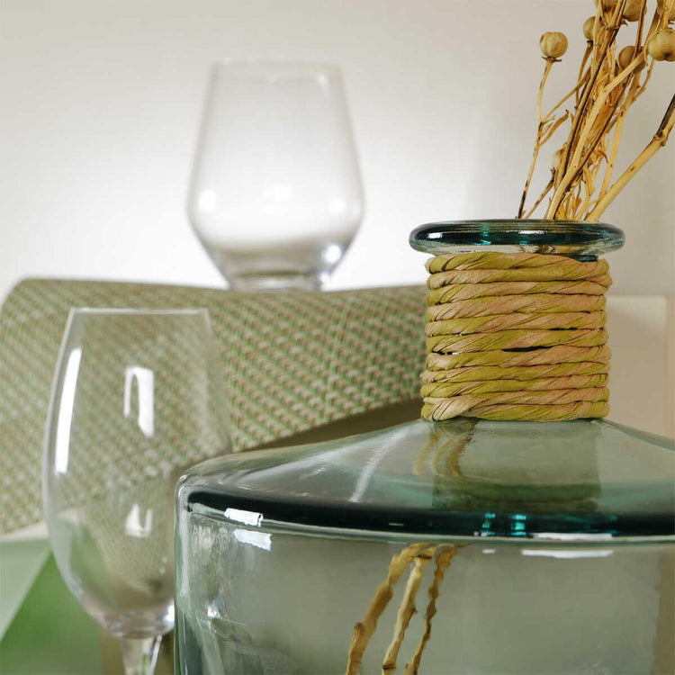 Sanmiguel Jarron Frances Wicker Vase 26 cm - EFENDINA PAZAR - SAN MIGUEL - 8435271287461