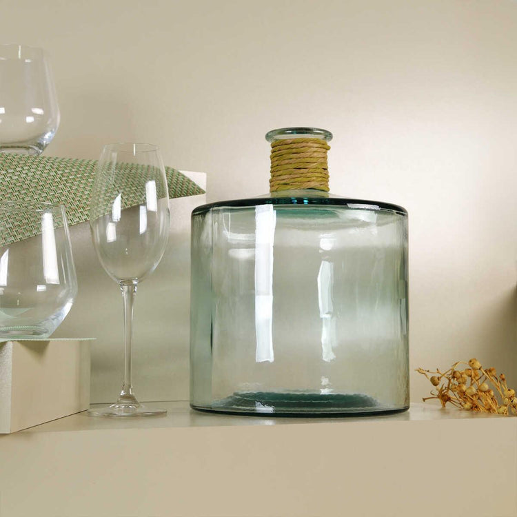 Sanmiguel Jarron Frances Wicker Vase 26 cm - EFENDINA PAZAR - SAN MIGUEL - 8435271287461