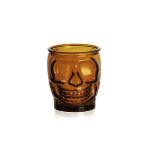 Sanmiguel Skull Glass 400 CC Orange - EFENDINA PAZAR - SANMIGUEL - 8435456401866