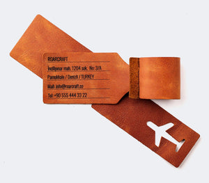  Personalized Leather Travel Tag 