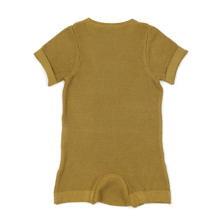 Short Sleeve Summer Spring Baby Jumpsuit Green - EFENDINA PAZAR - BABOO - 8682291516860