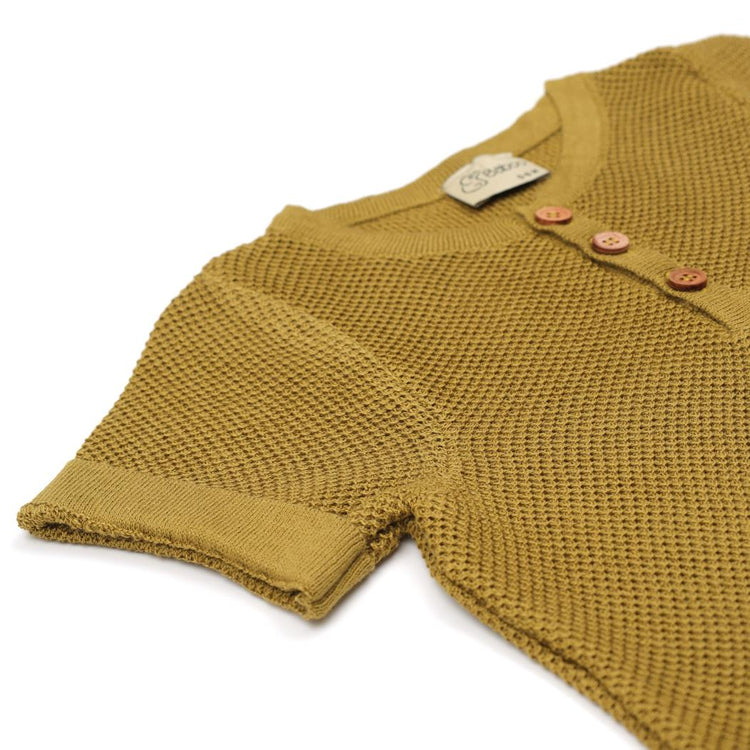 Short Sleeve Summer Spring Baby Jumpsuit Green - EFENDINA PAZAR - BABOO - 8682291516860