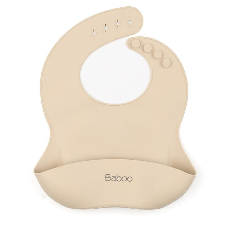 Silicone Baby Feeding Set Cream - EFENDINA PAZAR - BABOO - 8691810024977