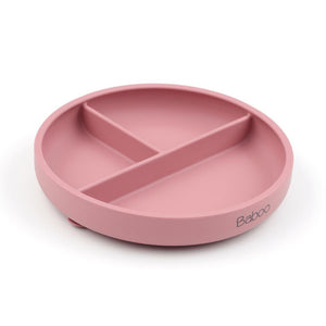 Silicone Baby Feeding Set Pink - EFENDINA PAZAR - BABOO - 8691810024984