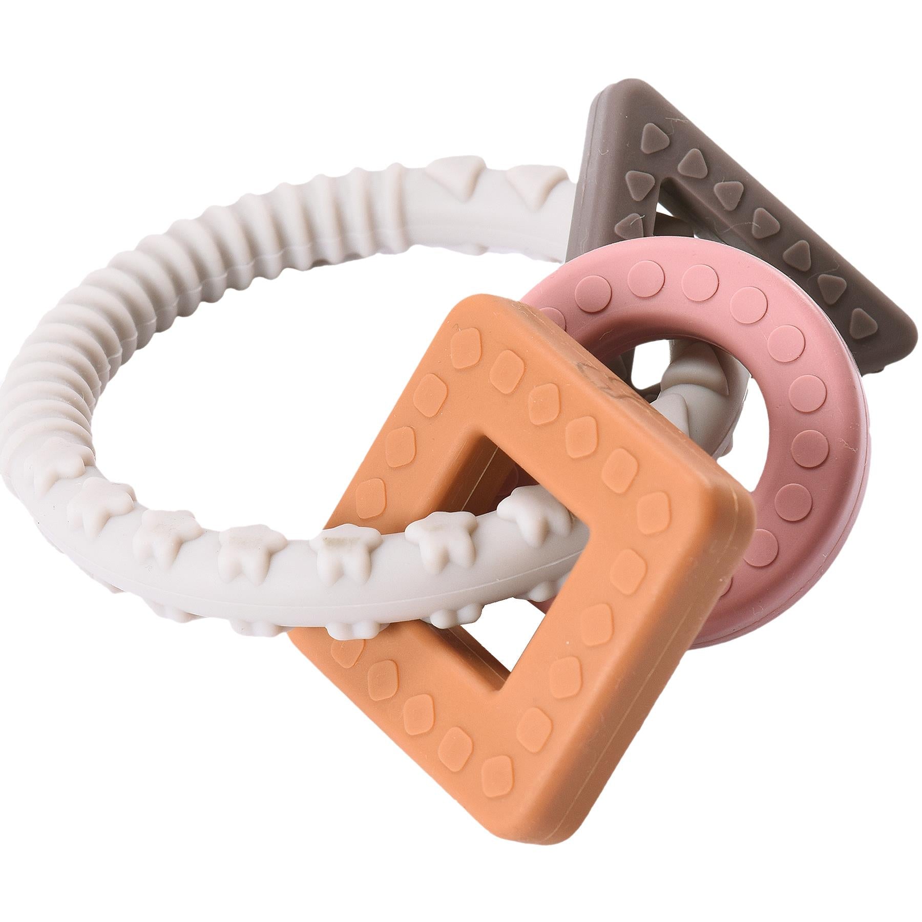 Silicone Baby Teether Gray - EFENDINA PAZAR - BABOO - 8682291517898