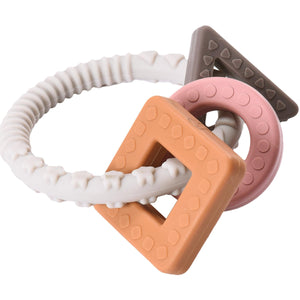 Silicone Baby Teether Gray - EFENDINA PAZAR - BABOO - 8682291517898