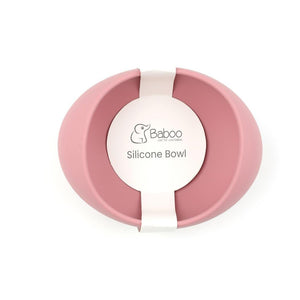 Silicone Vacuum Baby Bowl Pink - EFENDINA PAZAR - BABOO - 8682291517447