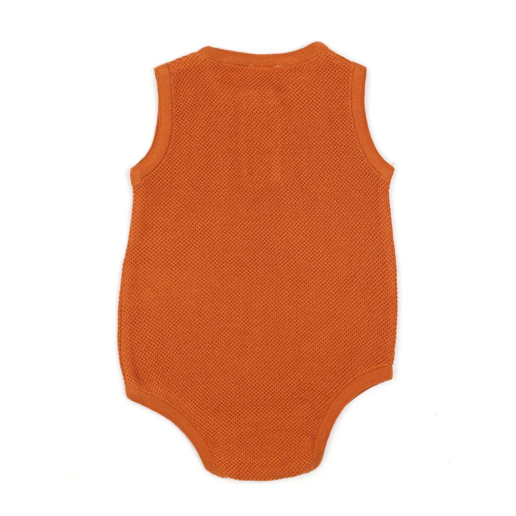 Sleeveless Summer Spring Baby Jumpsuit Cinnamon - EFENDINA PAZAR - BABOO - 8682291516648