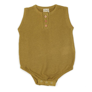 Sleeveless Summer Spring Baby Jumpsuit Green - EFENDINA PAZAR - BABOO - 8682291516709