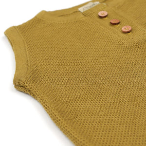 Sleeveless Summer Spring Baby Jumpsuit Green - EFENDINA PAZAR - BABOO - 8682291516709