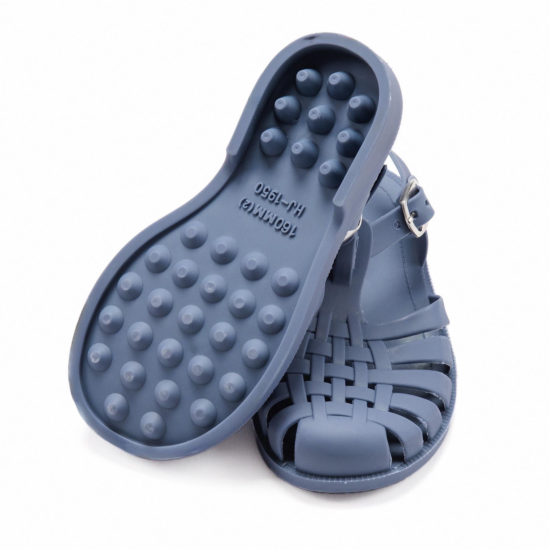 Soft Jelly Baby and Kids Sandals Blue - EFENDINA PAZAR - BABOO - 8682291513050