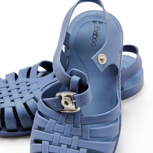 Soft Jelly Baby and Kids Sandals Blue - EFENDINA PAZAR - BABOO - 8682291513050