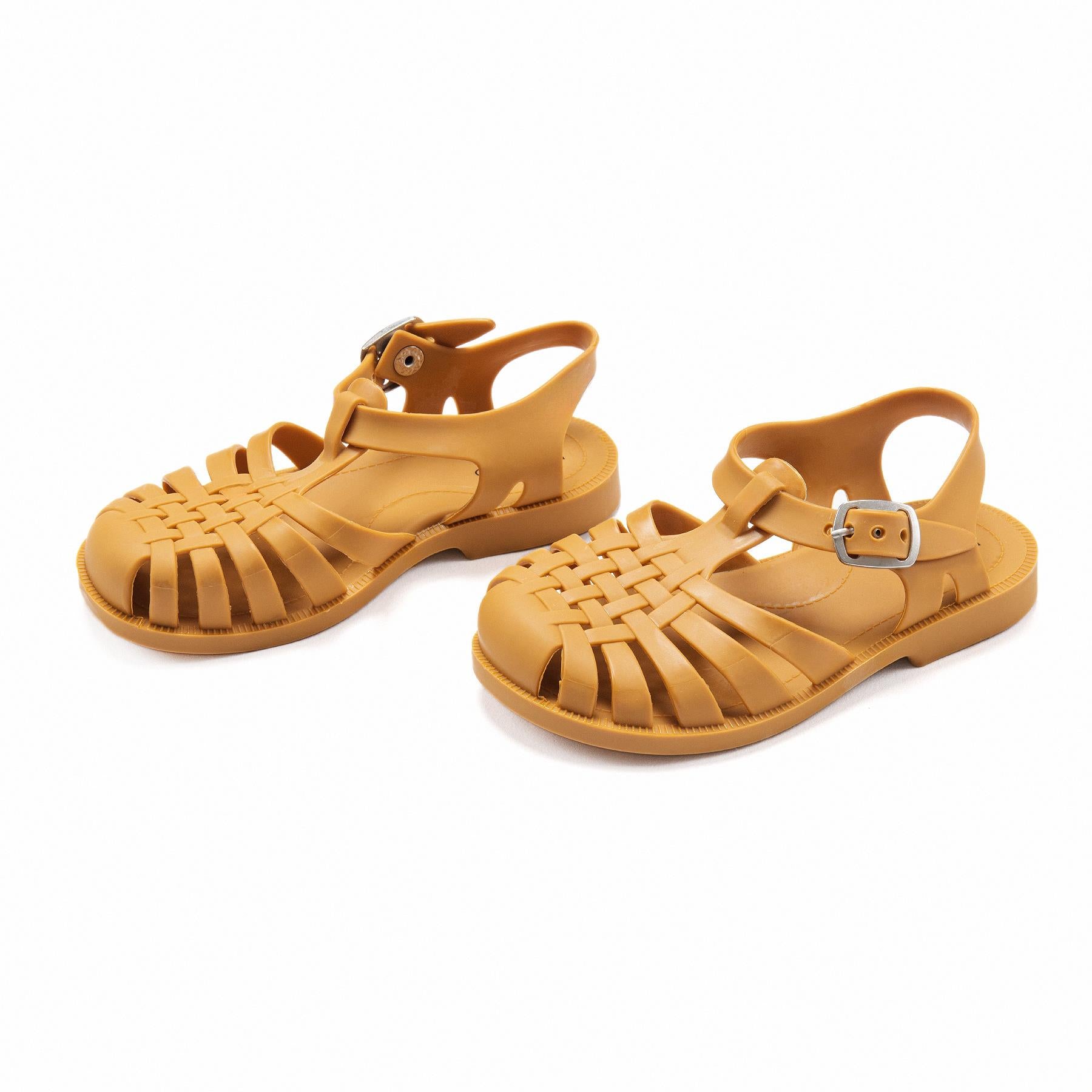 Soft Jelly Baby and Kids Sandals Cinnamon - EFENDINA PAZAR - BABOO - 8682291513142