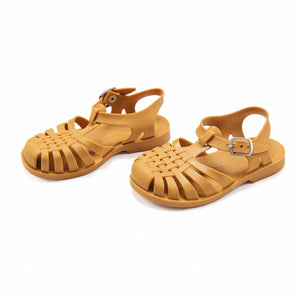 Soft Jelly Baby and Kids Sandals Cinnamon - EFENDINA PAZAR - BABOO - 8682291513142