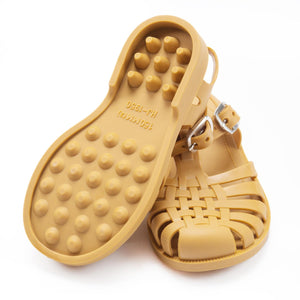 Soft Jelly Baby and Kids Sandals Cinnamon - EFENDINA PAZAR - BABOO - 8682291513142