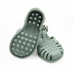 Soft Jelly Baby and Kids Sandals Green - EFENDINA PAZAR - BABOO - 8682291512886