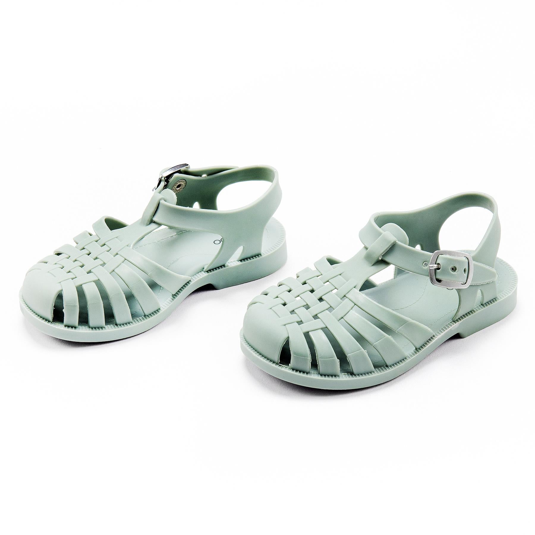 Soft Jelly Baby and Kids Sandals Green - EFENDINA PAZAR - BABOO - 8682291512886