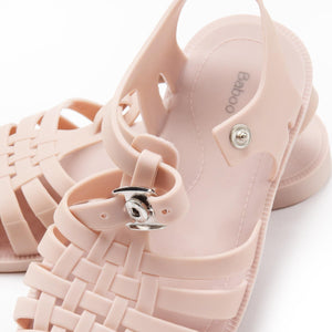 Soft Jelly Baby and Kids Sandals Pink - EFENDINA PAZAR - BABOO - 8682291512947
