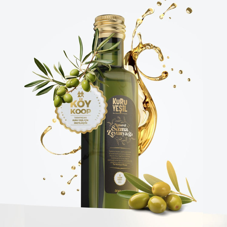 Kuru Yeşil Natural Extra Virgin Olive Oil Early Harvest 500 ml