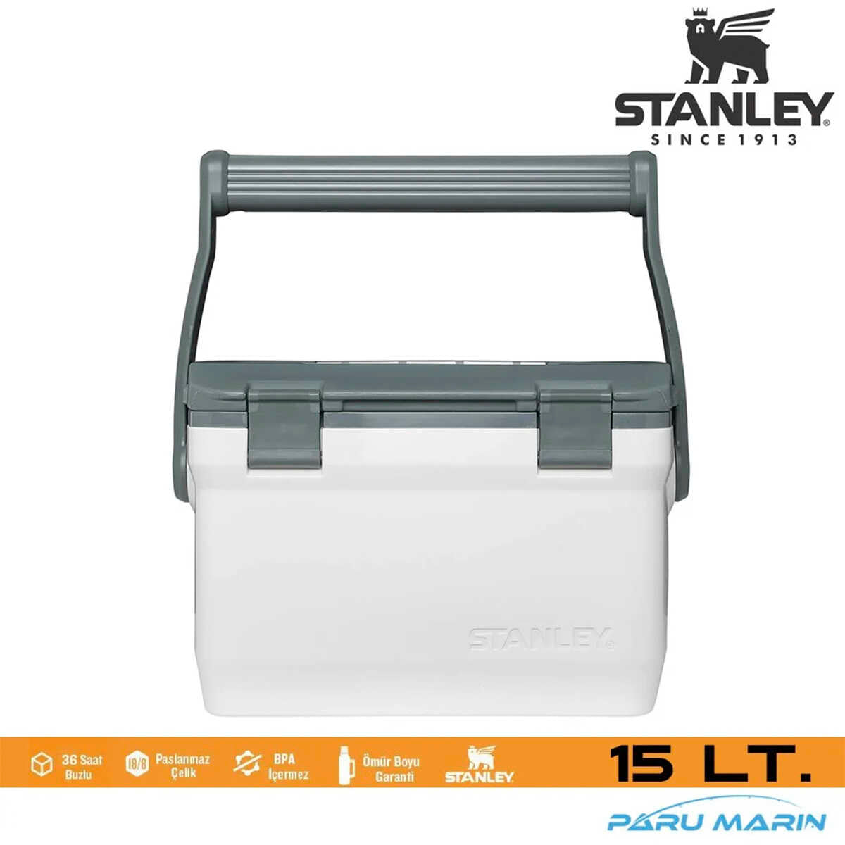 Stanley Adventure White Portable Icebox 15.1 Lt 1
