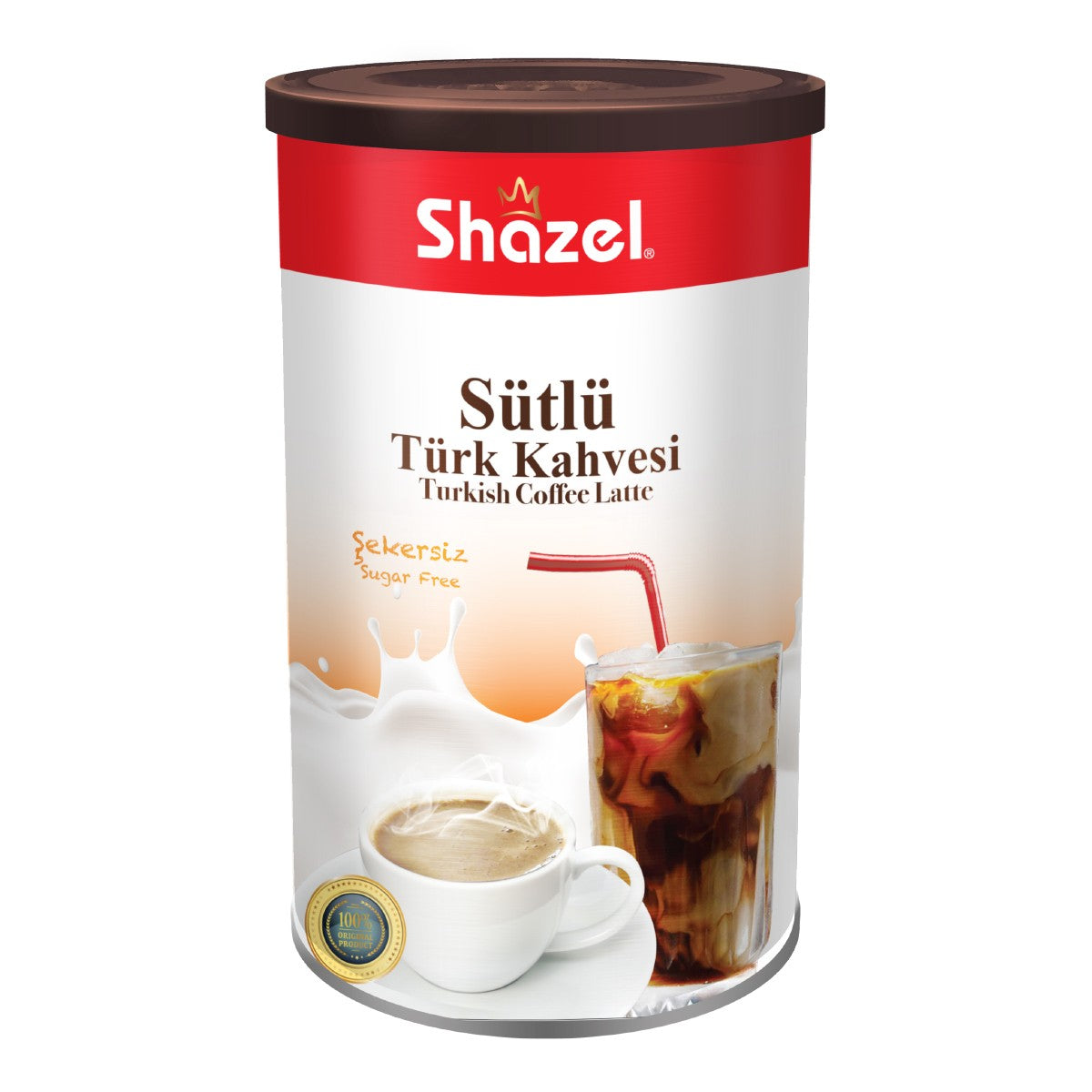 Shazel Sütlü Sade Hazır Türk Kahvesi 500 Gr