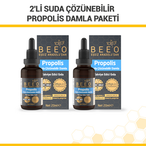 beeo 2 Pack Water Soluble Propolis Drops