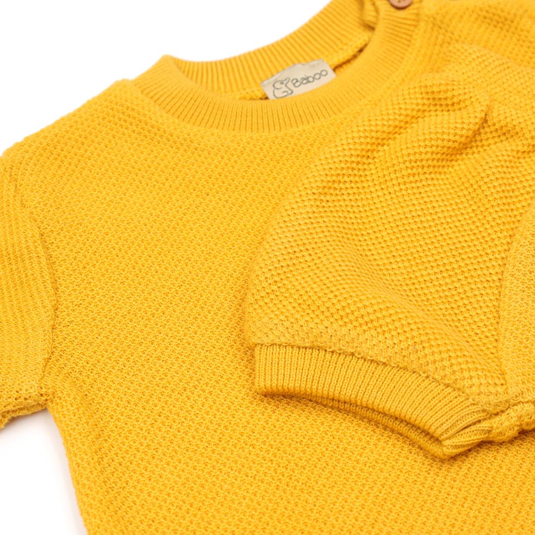 Summer, Spring T-Shirt Shorts Baby Set Yellow - EFENDINA PAZAR - BABOO - 