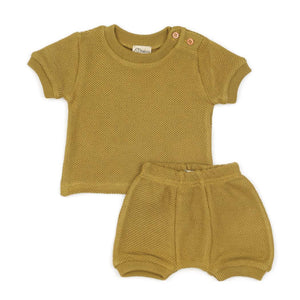 Summer ,Spring T-Shirt Shorts Baby Suit Green - EFENDINA PAZAR - BABOO - 