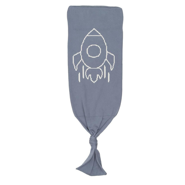 Swaddle Blanket Beanie Booties Gift Set Blue - EFENDINA PAZAR - BABOO - 8691810009042