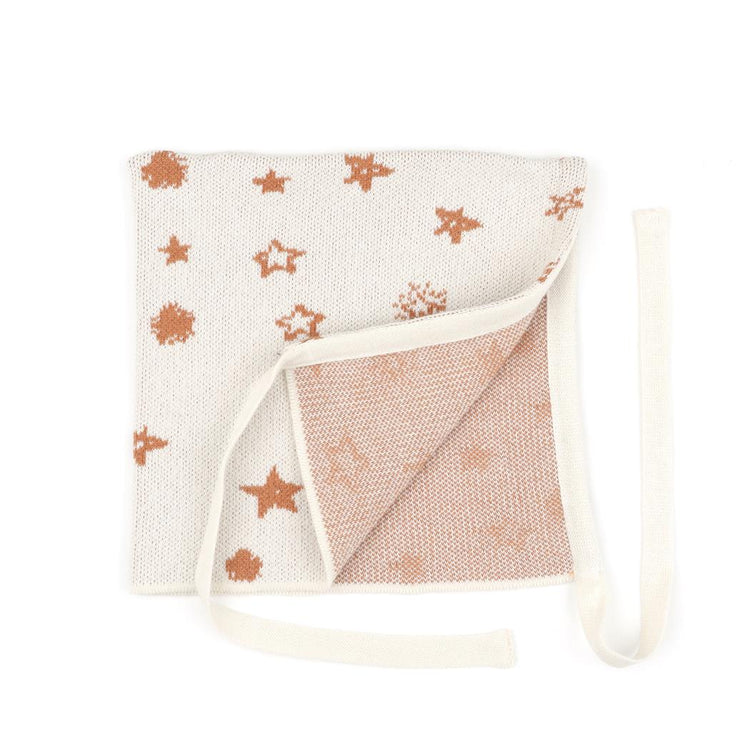 Swaddle Blanket Beanie Booties Gift Set Cream - EFENDINA PAZAR - BABOO - 8691810008229