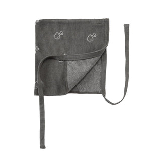 Swaddle Blanket Beanie Booties Gift Set Gray - EFENDINA PAZAR - BABOO - 8691810009806