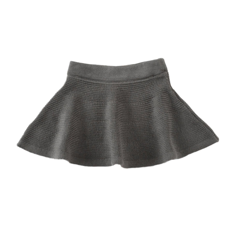 Sweater Skirt Pantyhose Gift Set Gray - EFENDINA PAZAR - BABOO - 8691810009905