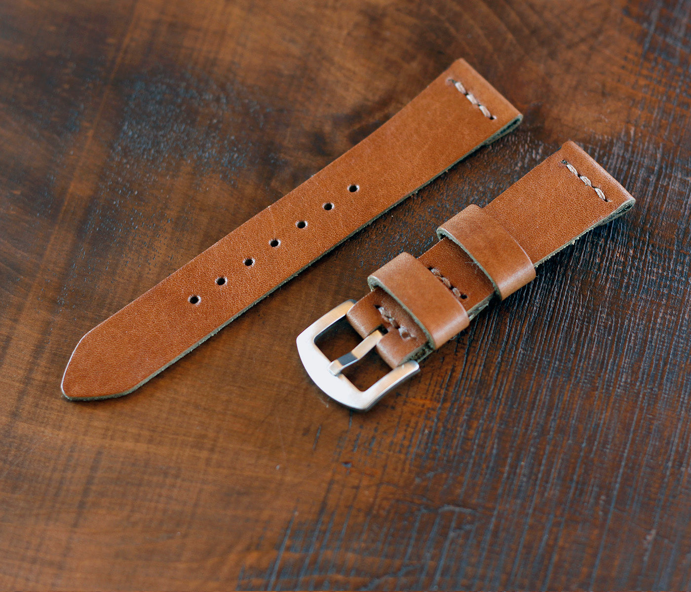 Leather Watch Strap - Tan