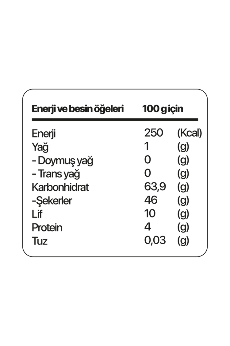 Kuru Yeşil Dried Mountain Fig 250 g