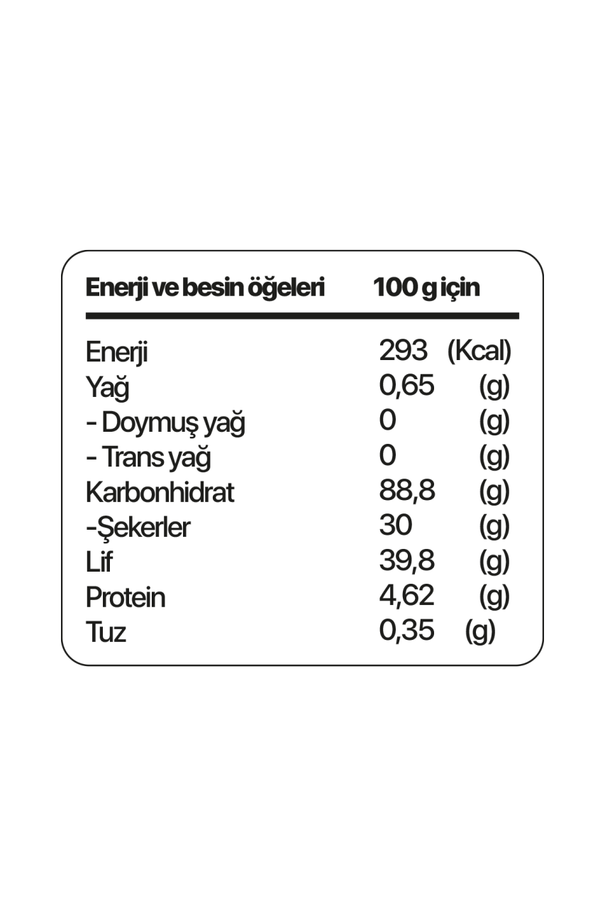 Kuru Yeşil Dry Green Organic Carob Flour 250 g