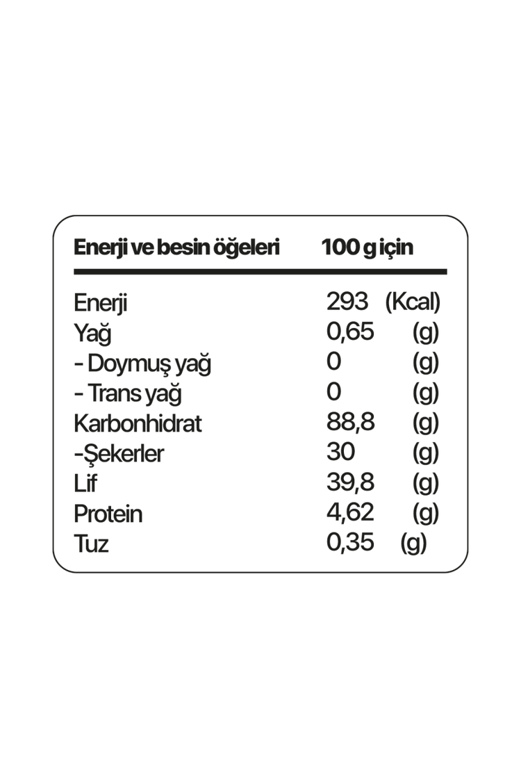 Kuru Yeşil Dry Green Organic Carob Flour 250 g