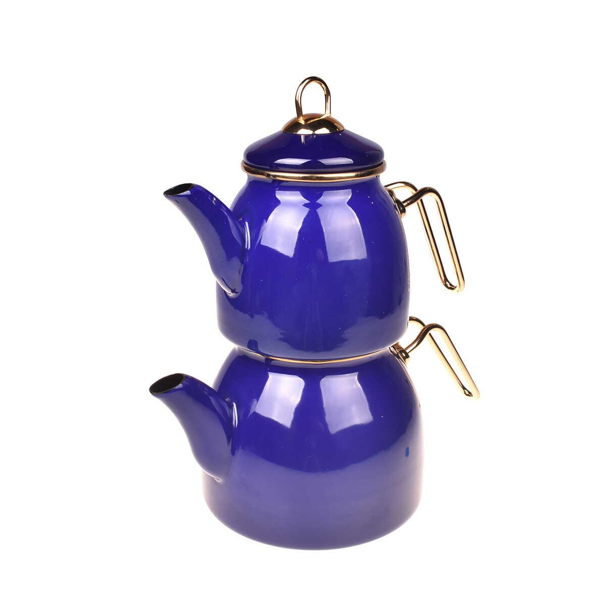 Taşev Bambum Sultan Teapot Set Navy Blue 1