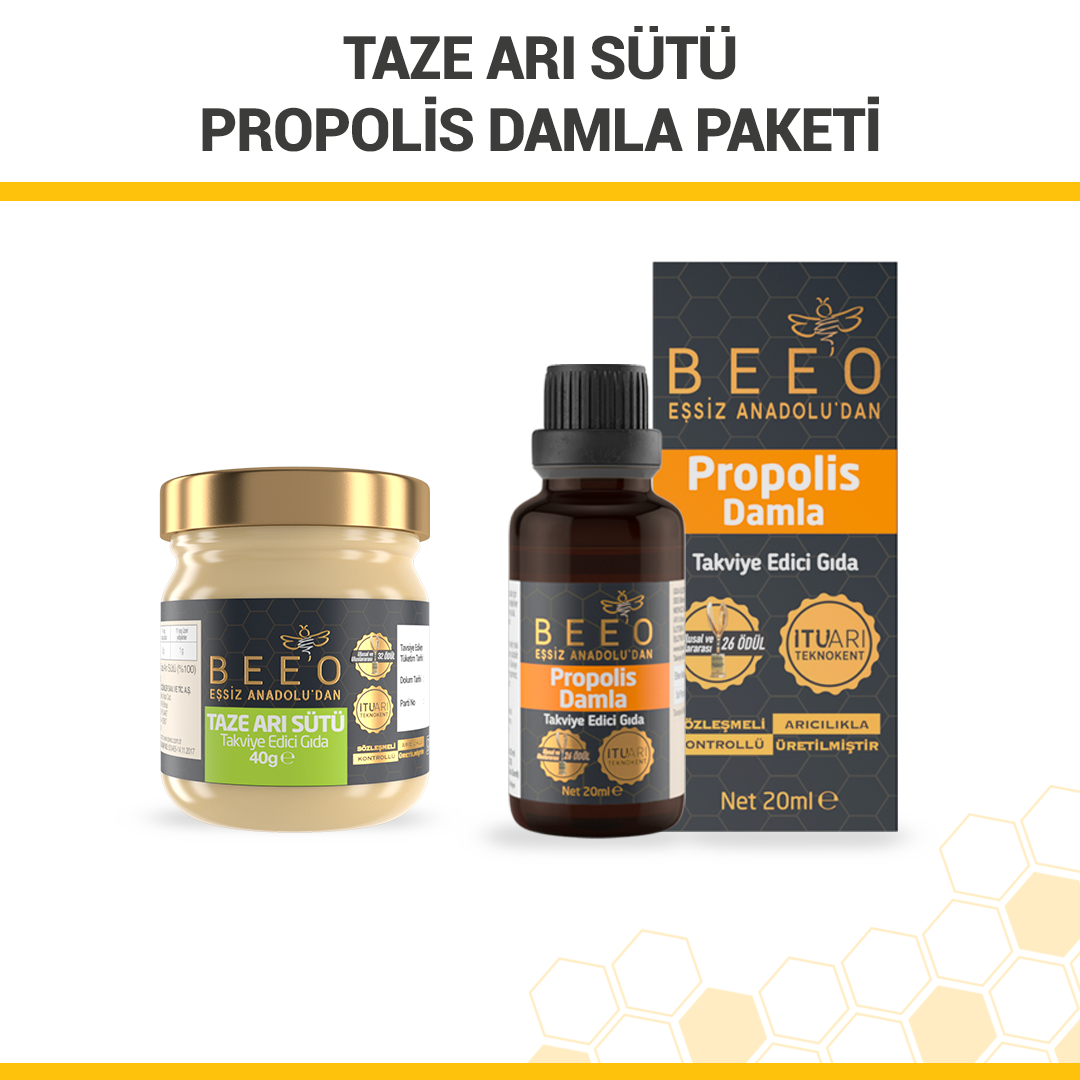 Beeo Fresh Royal Jelly Propolis Drops Package