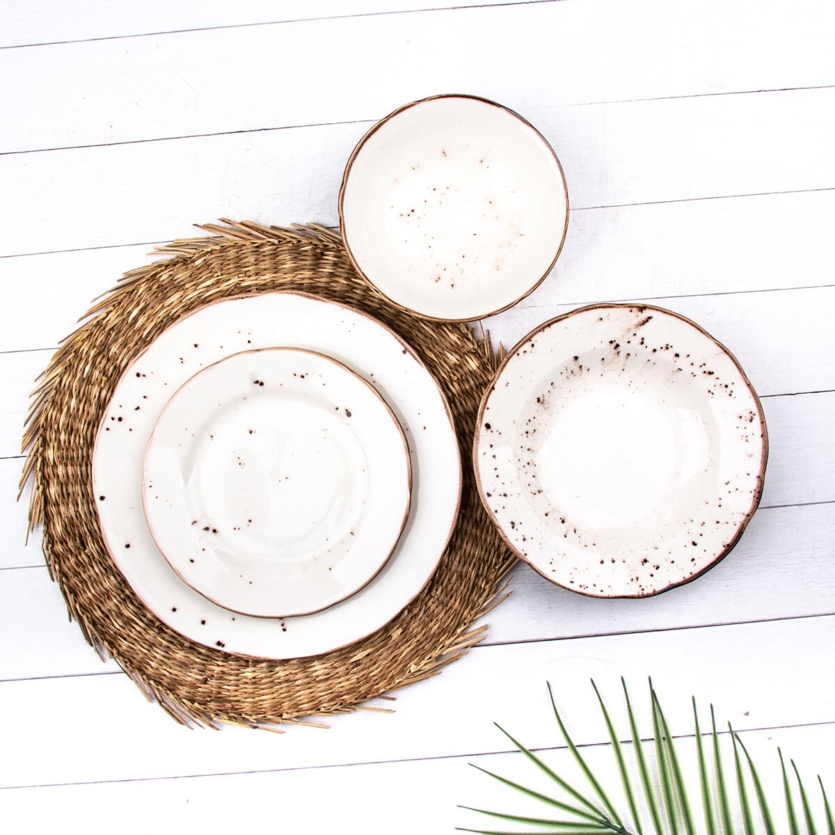 Tulu Papatya 24 Piece Dinner Set