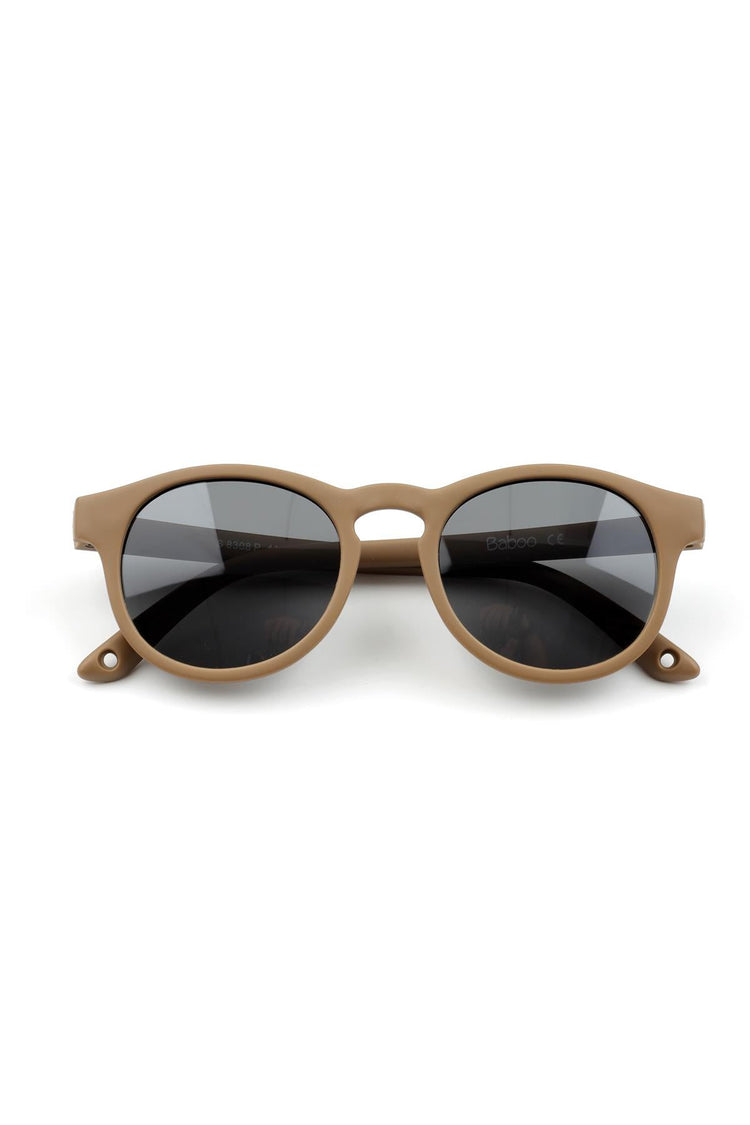 Ultra Light Midi Size Children's Sunglasses Brown - EFENDINA PAZAR - BABOO - 8682291516327