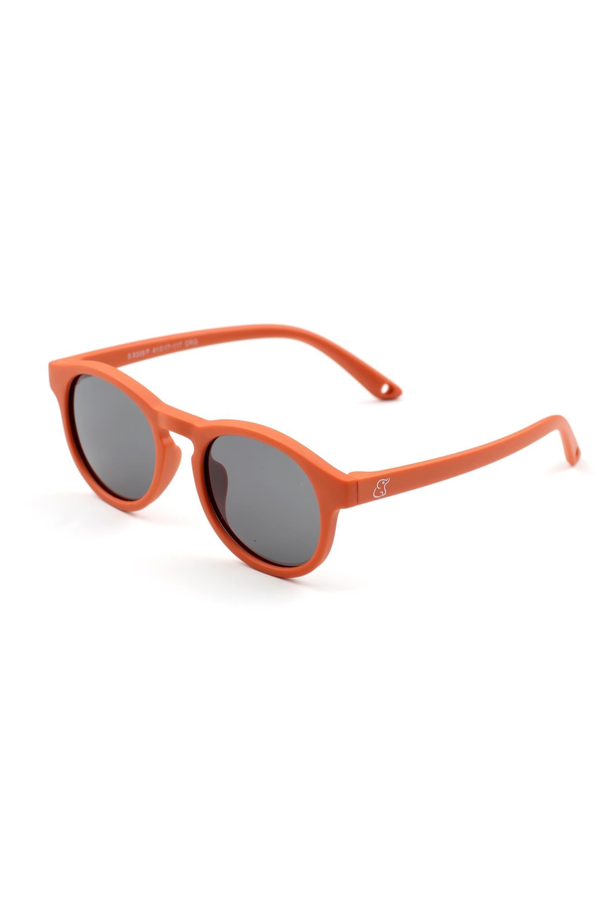 Ultra Light Midi Size Children's Sunglasses Orange - EFENDINA PAZAR - BABOO - 8682291516280