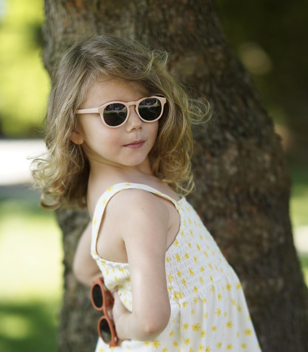 Ultra Light Midi Size Children's Sunglasses Pink - EFENDINA PAZAR - BABOO - 8682291516303