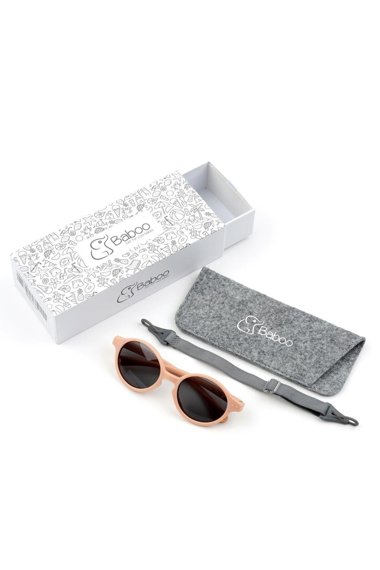 Ultra Light Mini Size Baby Sunglasses Pink - EFENDINA PAZAR - BABOO - 