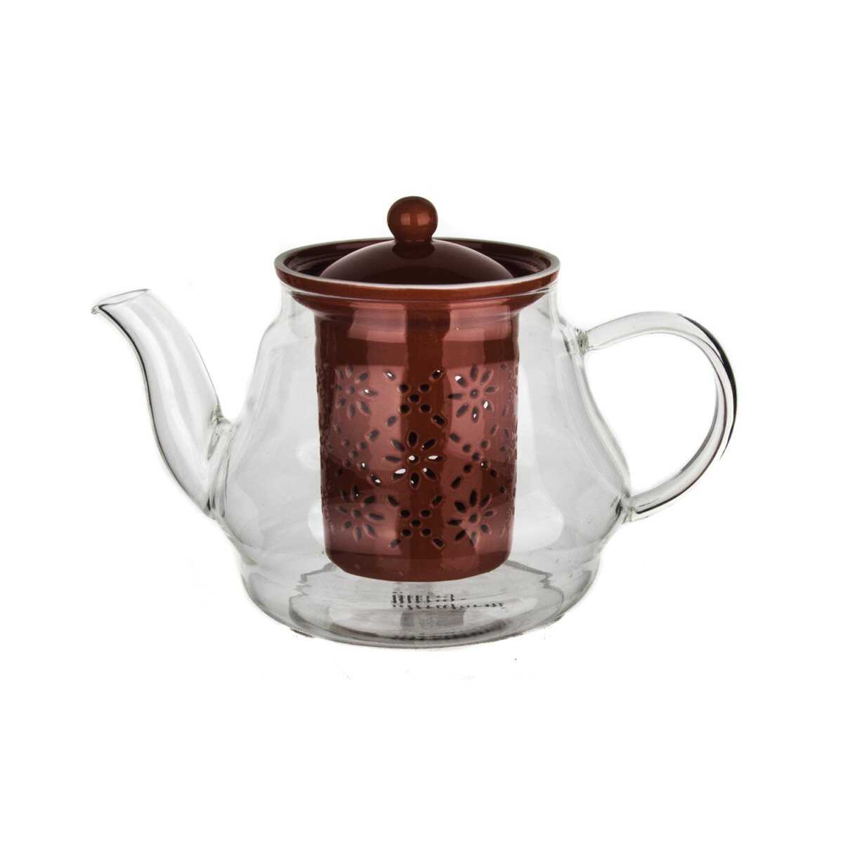 Ultraform Porcelain Teapot with Strainer Red
