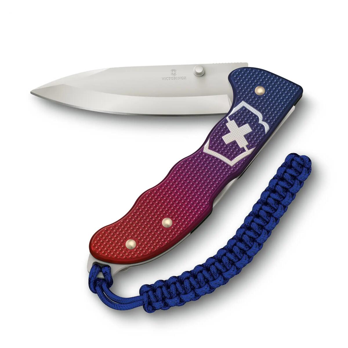 Victorinox Evoke Alox Pocket Knife Blue-Red
