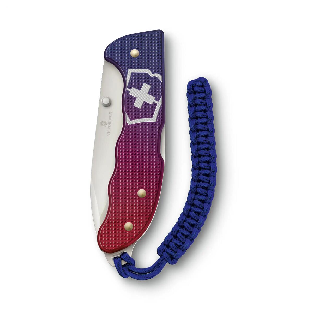 Victorinox Evoke Alox Pocket Knife Blue-Red