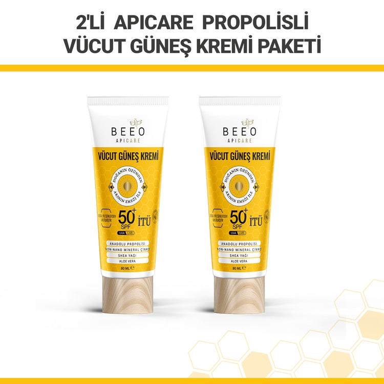 Beeo 2 Pack Apicare Propolis Body Sunscreen