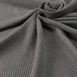 Waffle Organic Cotton Baby Blanket Gray - EFENDINA PAZAR - BABOO - 8691810010529